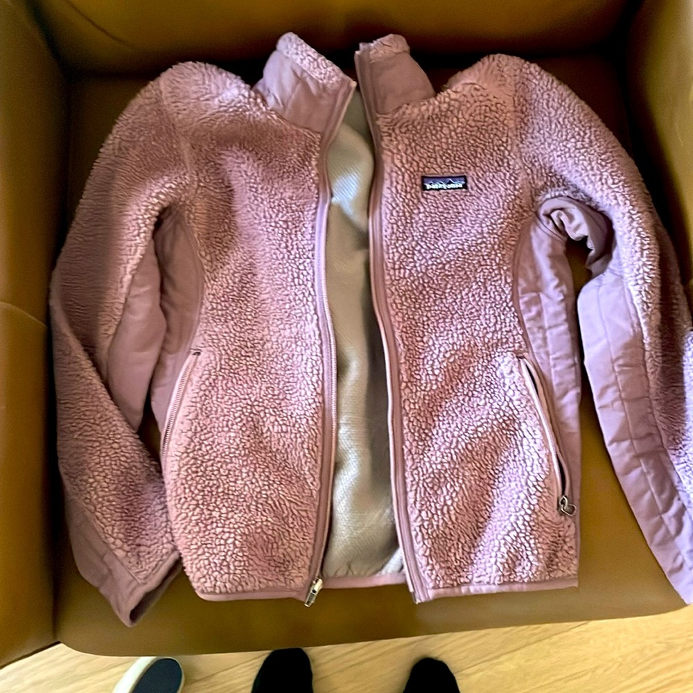 Patagonia retro-x fleece, mauve XS